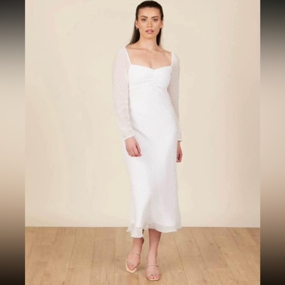Park and Fifth Galiano White midi dress NEW NWT size XXL
